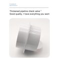 thumbnail image 2 of Baohd Sturdy And Durable Duct Hose Check Valve Wide Application Multifunctional Regulation Plastic Ventilation Check Valves 200mm check valve 1Set, 2 of 6