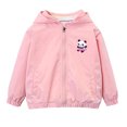 thumbnail image 2 of LOVZFMLL Vestes pour Filles Printemps Veste à Manches Longues à Capuche Décontractée Fine 10-11 Ans, 2 of 5