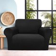 thumbnail image 2 of PiccoCasa Housse Extensible pour Canapé, Lavable, Housses de Meubles pour Chiens, Noir, Petit, 2 of 7