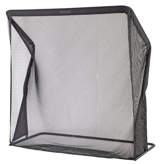 GoSports ELITE 7x7 ft Golf Practice Net with Steel Frame – Premium Polyester Netting, Indoor/Outdoor Golf Training