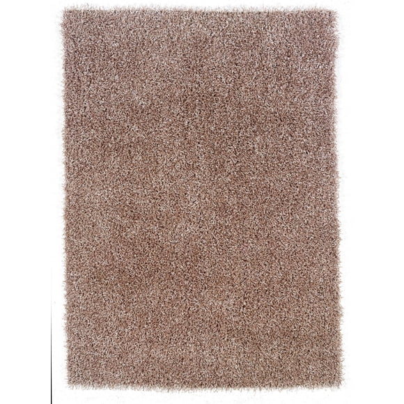 Confetti Shag Champagne 8 ft. x 10 ft. Area Rug