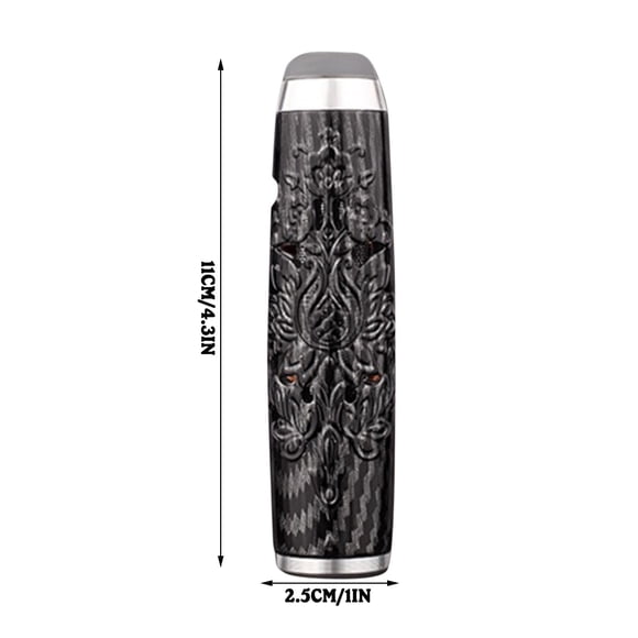 TIMIFIS Ash Collector Round Household Living Room with Cover Fly Ash Proof Stainless Steel with Cover Cylinder Tools&Home Improvement