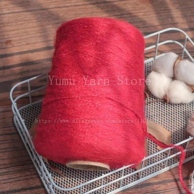 500G/Ball Multicolor Soft Mohair Yarn For Hand Knitting Woollen Acrylic Long Fluffy Crocheting Thread DIY Sweater Fall Winter