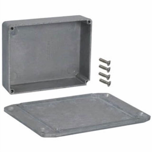 1590DFL - PROJECT BOX 7.4X4.7X2.1IN DIECAST ALUMINUM