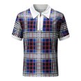 thumbnail image 3 of EGNMCR T-Shirts pour Homme Mode Personnalité Chemise Décontractée Coupe Ajustée à Manches Courtes Imprimée Col Rabattu Blouse & Chemise Cadeaux pour Hommes, 3 of 4