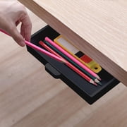 PRETXORVE Under Desk Drawer Adhesive Under Desk Organizer Office Under Desk Drawer Organizer Home Stationery Organizer