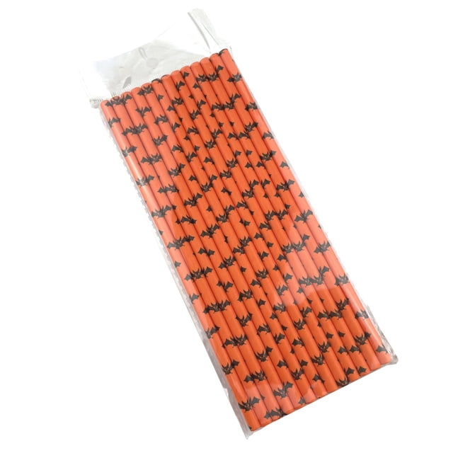 Harpily Straws Friendly Halloween 19cm Long 25 Set 6 To Choose From