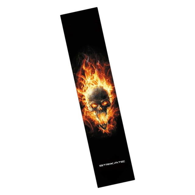 S SERENABLE Fire Longboard Skateboard Grip Tape Griptape Sheet Sand Paper Decal Flame