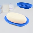 thumbnail image 4 of Soap Drainer Box, Non-Slip Silicone Soap Holder, Bathroom Soap Tray with Drain Holes, Compact Soap Dish for Countertop, Shower, Kitchen, Easy to Clean, Neat Decor, Space-Saving Design, 4 of 6
