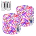 thumbnail image 1 of NITIDSKY USB Christmas Lights 66ft 200 LED Fairy Lights Wedding Party Decoration,Multicolor,2 Pack, 1 of 6