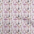 thumbnail image 1 of oneOone Tissu Polyester Spandex Blanc Matériel de Robe de Cirque Tissu Imprimé Tissu au Mètre 56 Pouces de Large-Aa, 1 of 5