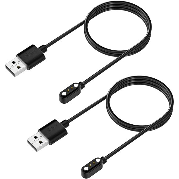 XiHAMA Chargeur de Montre Intelligente 3,3 Pi Compatible avec YAMAY Letsfit VeryFitPro, Chargement Magnétique USB pour Montre Intelligente Willing SW021 SW023 SW025/Umigi Uwatch 3S 3 2 2S