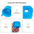 thumbnail image 2 of YOPTOP 10 Pcs Water Bottles Plastic 5 Gallon Jug Sports Handle Sealing Cap, 2 of 6