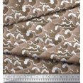 thumbnail image 4 of Soimoi Viscose Chiffon Fabric Waves Shirting Decor Fabric Printed Yard 42 Inch Wide, 4 of 5