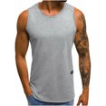 thumbnail image 1 of Birdeem Mode Personnalité Hommes Été Décontracté Ajusté Sans Manches T-Shirt Haut Blouse, 1 of 7
