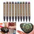 thumbnail image 1 of Vaidha 10 Pcs Marqueurs de Peinture Permanente Colorés Assortis 20 ml, 1 of 7