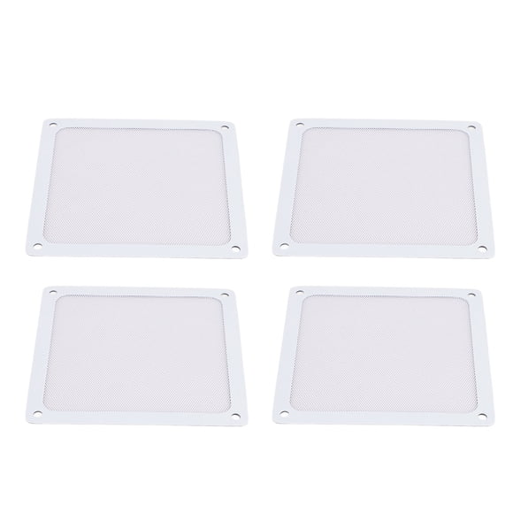 4 Pack Dust Filter for Computer Cooler Fan, 5.51x5.51in Magnetic Frame PC Fan Dust Mesh PC Cooler Filter Dustproof PVC Cover Computer Fan Grills or PC Case Fan Chicken Coop Vent