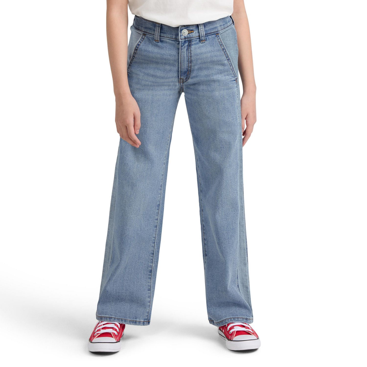 Levi Strauss Signature Jean Coupe Large à Effet Color-Block pour Fille