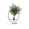 thumbnail image 3 of Yhmxh 1Pcs Wall Plant Decor Round Artificial Plants With Metal Round Hanging Hoop For Decor wall hanging, 3 of 8