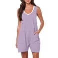 thumbnail image 1 of Timegard Combinaison Sans Manches Rompers pour Femme avec Poches pour les Vacances à la Plage, 1 of 7