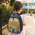 thumbnail image 5 of El Chavo Sac à Dos Cartoon Del Ocho Léger Sac d'École Sac à Dos Décontracté, 5 of 5