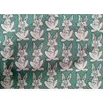 thumbnail image 4 of oneOone Tissu Popeline de Coton Imprimé Bloc de Lapin 42 Pouces de Large, 4 of 4