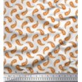 thumbnail image 1 of Soimoi Moss Georgette Fabric Floral & Paisley Print Fabric by the Yard 42 Inch Wide, 1 of 3