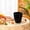Black, variant on Bowayaoa Multi-Purpose Plastic Cups, Reusable Drinking Glasses for Cold Drinks & Coffee, Durable Party Cups with Grip, Set of Colorful Tumblers for Home Kitchen Office