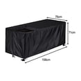 thumbnail image 1 of Housse de Boîte de Rangement de Jardin Imperméable 210D Housse de Boîte de Terrasse Extérieure Housse de Protection pour Meuble Sac de Rangement Extérieur Housse de Contenant L:158*76*71cm, 1 of 8