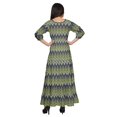thumbnail image 3 of Moomaya Round Neck 3/4 Sleeve Long Dress For Women Plus Size Summer Clothing, 3 of 3