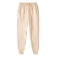 thumbnail image 1 of Yuyuzo Plus Size Sweatpants for Women Thick Workout Jogging Pants Elastic Waist Drawstring Solid Color Trackpants, 1 of 2