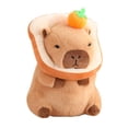 thumbnail image 1 of HILABEE Capybara Toy Cute Capybara Stuffed Animal 30cm Comfortable Kids Room Decor orange bread light, 1 of 9