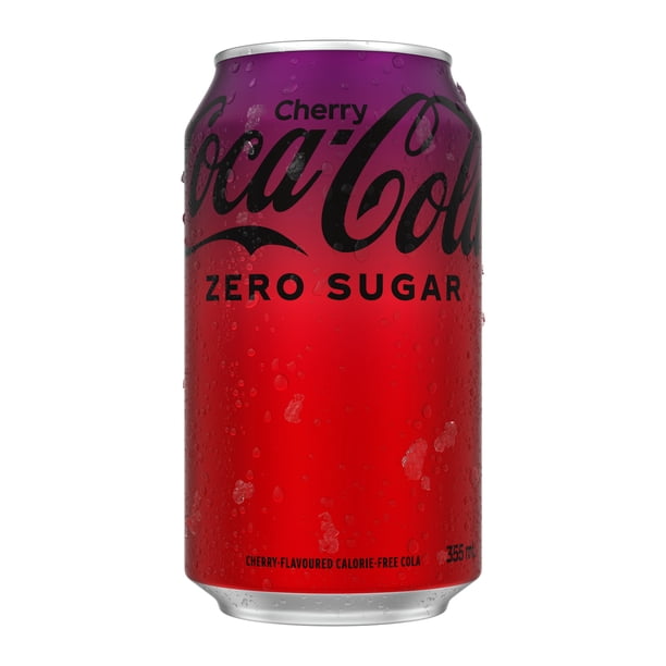 Coca-Cola Cherry Zero Fridge Pack Cans, 355 mL, 12 Pack - Walmart.ca