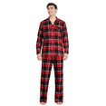 thumbnail image 1 of George Men's Notch Collar Pajama 2-Piece Set, 1 of 6