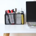 thumbnail image 3 of Pencil Holder Mesh Basket Desktop Container for Locker Sundries Pen, 3 of 6