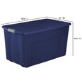 thumbnail image 4 of Sterilite Boîte Snap 170L avec Roulettes- Bleu- 4PK, 4 of 6