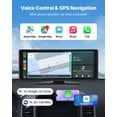 thumbnail image 3 of VEVOR Car Stereo Radio CarPlay Touchscreen 10 in Apple Android Front/Rear Camera, 3 of 9