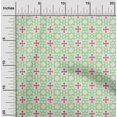 thumbnail image 2 of oneOone Cotton Cambric Light Green Fabric Asian Ikat Sewing Craft Projects Fabric Prints By Yard 56 Inch Wide, 2 of 4