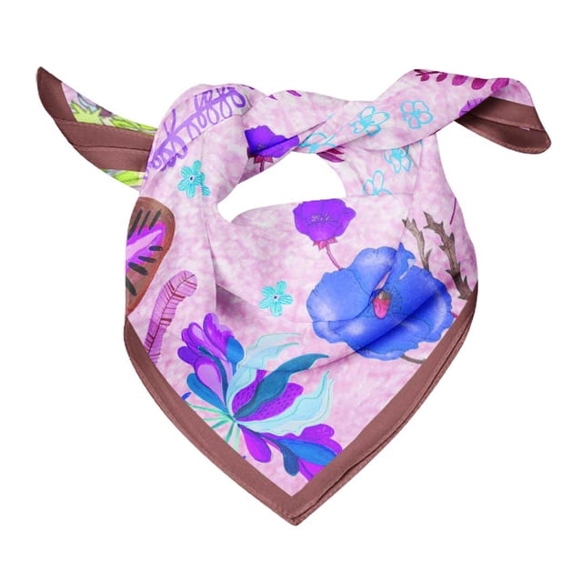 Bimba Womens Square Head Bandanas Summer Neck Wrap Scarf-40 x 40 Inches