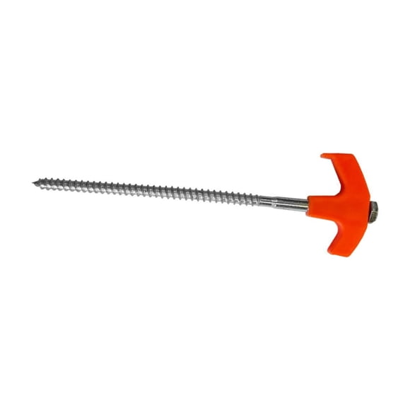Yatlte Heavy Duty Metal Tent Stakes, Metal Anchor Screws, Ground Anchors Screw in, Glow in The Dark Tent Stakes, Hex Pegs Drillable Tent Stakes and Hexagon Head Drive and Storage Box