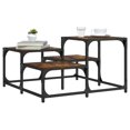 thumbnail image 1 of vidaXL Coffee Table Smoked Oak 68x68x40 cm Engineered Wood, 1 of 5