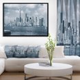 thumbnail image 3 of Design Art  Manhattan Panorama Noir Et Blanc  Sur Toile Encadrée, 3 of 3