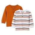 thumbnail image 1 of George Baby Boys' Henley Tee 2-Pack, 1 of 2