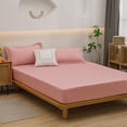 thumbnail image 1 of EGNMCR Drap-Housse Uni Lavé Pièce Protège-Matelas Anti-Cendre Housse de Protection Drap Housse Drap-Housse, 1 of 6