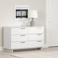 thumbnail image 1 of South Shore Cavalleri 6-Drawer Dresser for Adult, in Pure White, 1 of 12