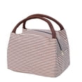 thumbnail image 1 of Food Storage - Portable Bento Bag for Lunches with Thermal Insulation and Striped Pattern Ideal for Work or School, 1 of 7