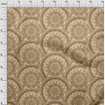 thumbnail image 4 of oneOone Georgette Viscose Light Brown Fabric Asian Block Mandala Sewing Craft Projects Fabric Prints By Yard 42 Inch Wide, 4 of 4