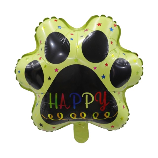 kurtrusly Dog Bone Foot Aluminum Film Balloon