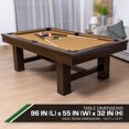 thumbnail image 4 of EastPoint Sports Table de billard EastPoint Sports Dayton beige 96 pouces, 4 of 9