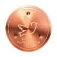 thumbnail image 2 of Tong Copper Disc Bird Bath For Bird Feeders Brass Water Basin Cleaning Disk For Outdoor Bird Bath Bird Feeders For Outdoor Use Copper Bird Bath Cleaner With Protective Coating, 2 of 4